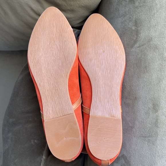 Anthropologie Seychelles Just The Beginning Colorblock Flats Women's Size 10 - Picture 9 of 11